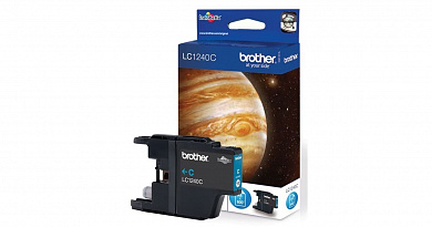 Оригинальный картридж BROTHER LC1240C (600 стр., голубой)
