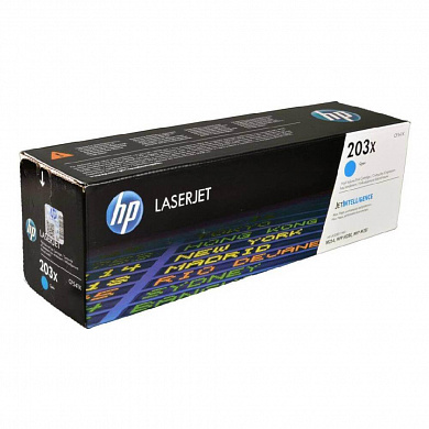 Оригинальный картридж HP CF541X (203X) (2500 стр., голубой)