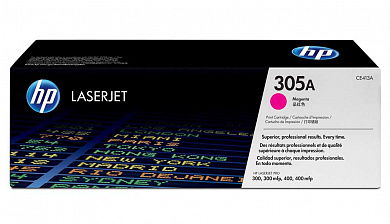 Оригинальный лазерный картридж HP 305A CE413AH для HP LaserJet Pro 300 Color M351a/ MFP M375nw/ 400 Color M451/ MFP M475, пурпурный, 2600 страниц