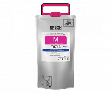 Оригинальный картридж струйный Epson T9743 (C13T974300) пурпурный 84000 стр