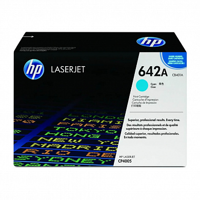 Оригинальный картридж HP CB401A (642A) (голубой)
