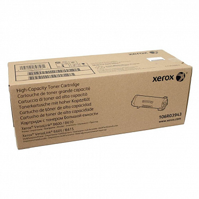 Оригинальный тонер-картридж XEROX 106R03943 для Xerox VersaLink B600/ B605/ B610/ B615 (25 900стр)