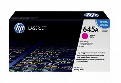 Оригинальный картридж HP C9733A № 645А пурпурный для HP Color LJ 5500/ 5550 серии. Magenta (12000стр.)