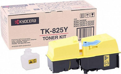 Оригинальный картридж лазерный Kyocera TK-825Y/1T02FZAEU0 желтый 7000 стр