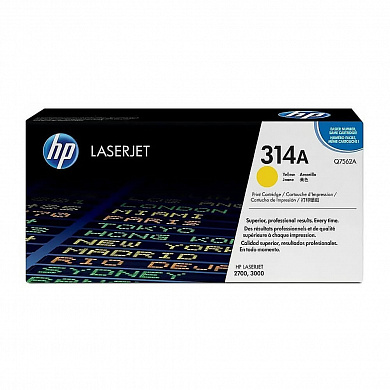 Оригинальный картридж HP Q7562A (3500 стр., желтый)