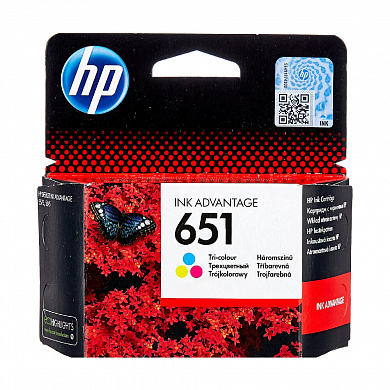 Оригинальный картридж HP C2P11AE (651) (300 стр., Цветной)