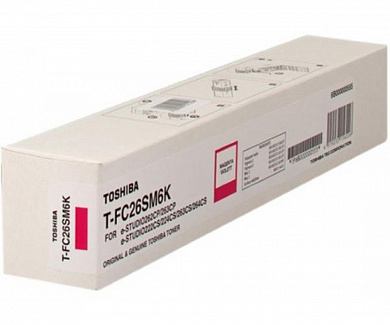 Оригинальный картридж лазерный Toshiba T-FC26SM 6K / 6B000000555  пурпурный 6 000 стр