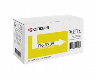 Оригинальный картридж лазерный Kyocera TK-8735Y/1T02XNANL0 желтый