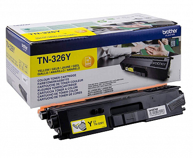 Оригинальный картридж Brother TN326Y (3500 стр., желтый)