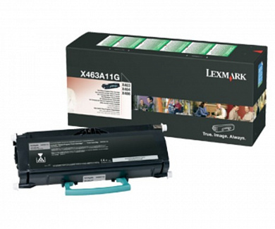 Оригинальный картридж лазерный Lexmark X463A11G  черный 3 500 стр