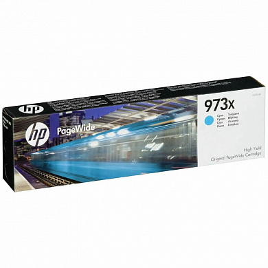 Оригинальный Картридж HP F6T81AE (973X) Cyan