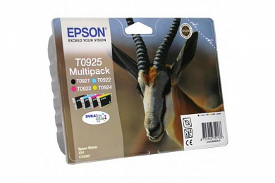 Набор картриджей Epson T09254A/ T10854A10 (C13T09254A10) для Epson Stylus C91/ T26/ T27/ СX4300/ CX9300F/ TX106/ TX109/ ТХ117/ TX119 (С+M+Y+Bk)
