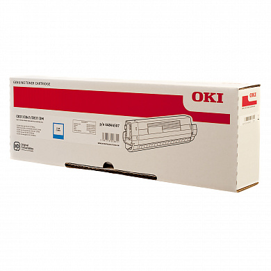 Оригинальный картридж лазерный OKI 44844507 голубой 10 000 стр
