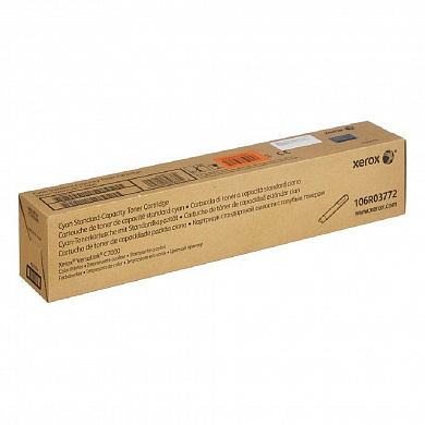Оригинальный тонер-картридж XEROX 106R03772  голубой для  XEROX VersaLink C7000 (3300 стр.)