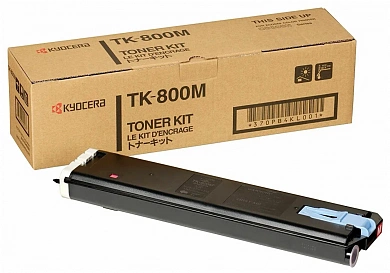 ОРИГИНАЛЬНЫЙ ТОНЕР-КАРТРИДЖ KYOCERA TK-800M (ПУРПУРНЫЙ, 10000 СТР.) (АРТ. 370PB4KL)