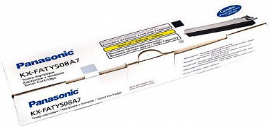 Оригинальный тонер-картридж Panasonic KX-FATY508A7 желтый для МФУ МС6020/ 6040/ 6260 (4000 стр)