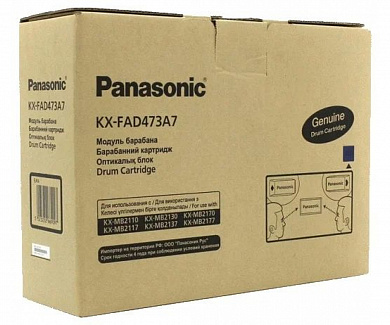 Оригинальный фотобарабан Panasonic KX-FAD473A  (7)] черный