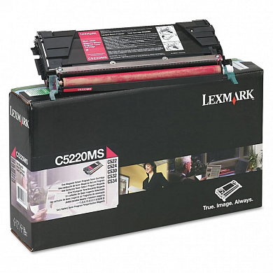 Оригинальный тонер картридж Return Program Lexmark C5220MS красный для C522/ C524 /C530/ C532/ C534 (3000 стр.)
